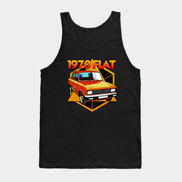 1970 FIAT Tank Top by theanomalius_merch